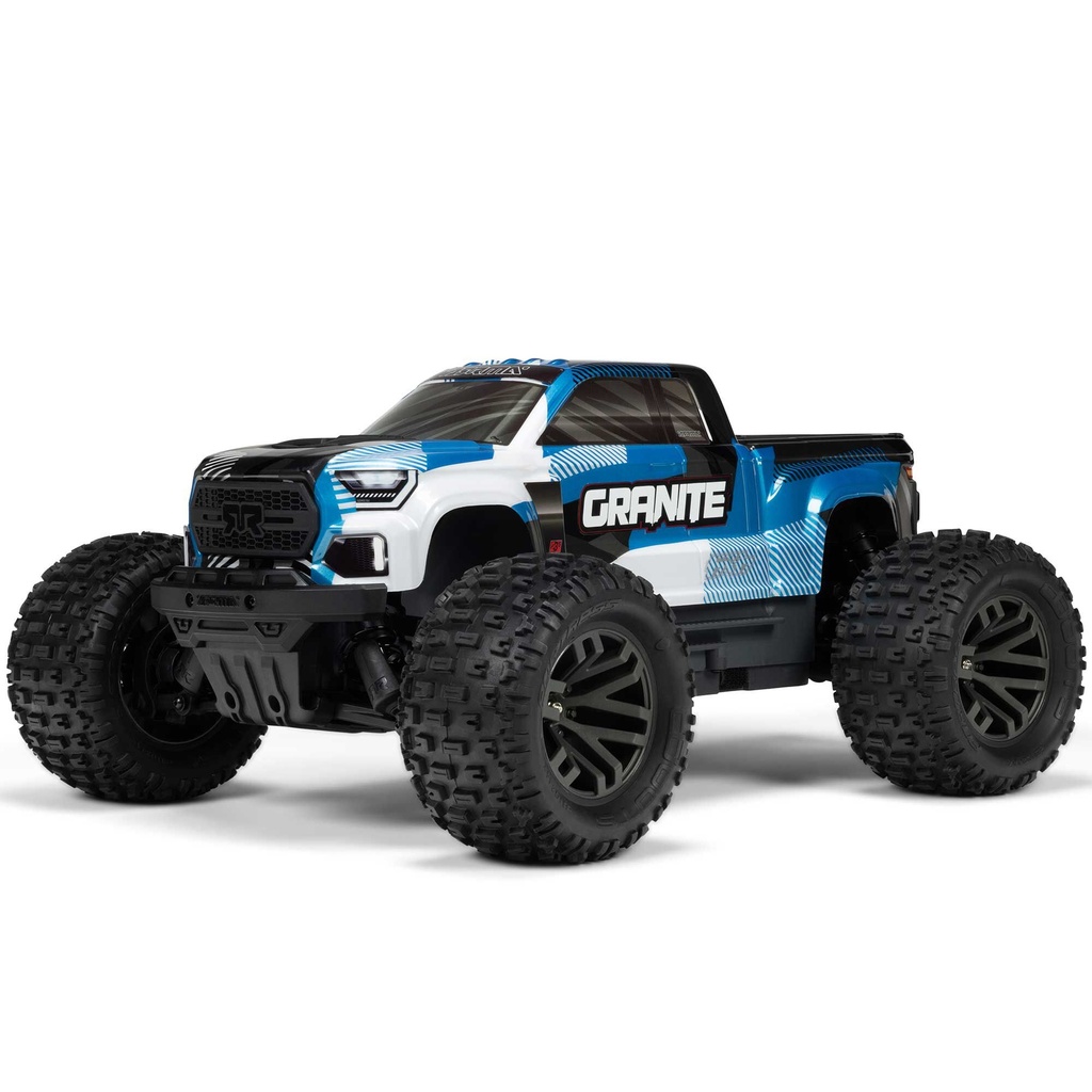 [ARA4302V4T1] 1/10 GRANITE 223S DSC 4X4 RTR Brushless Monster Truck, Blue