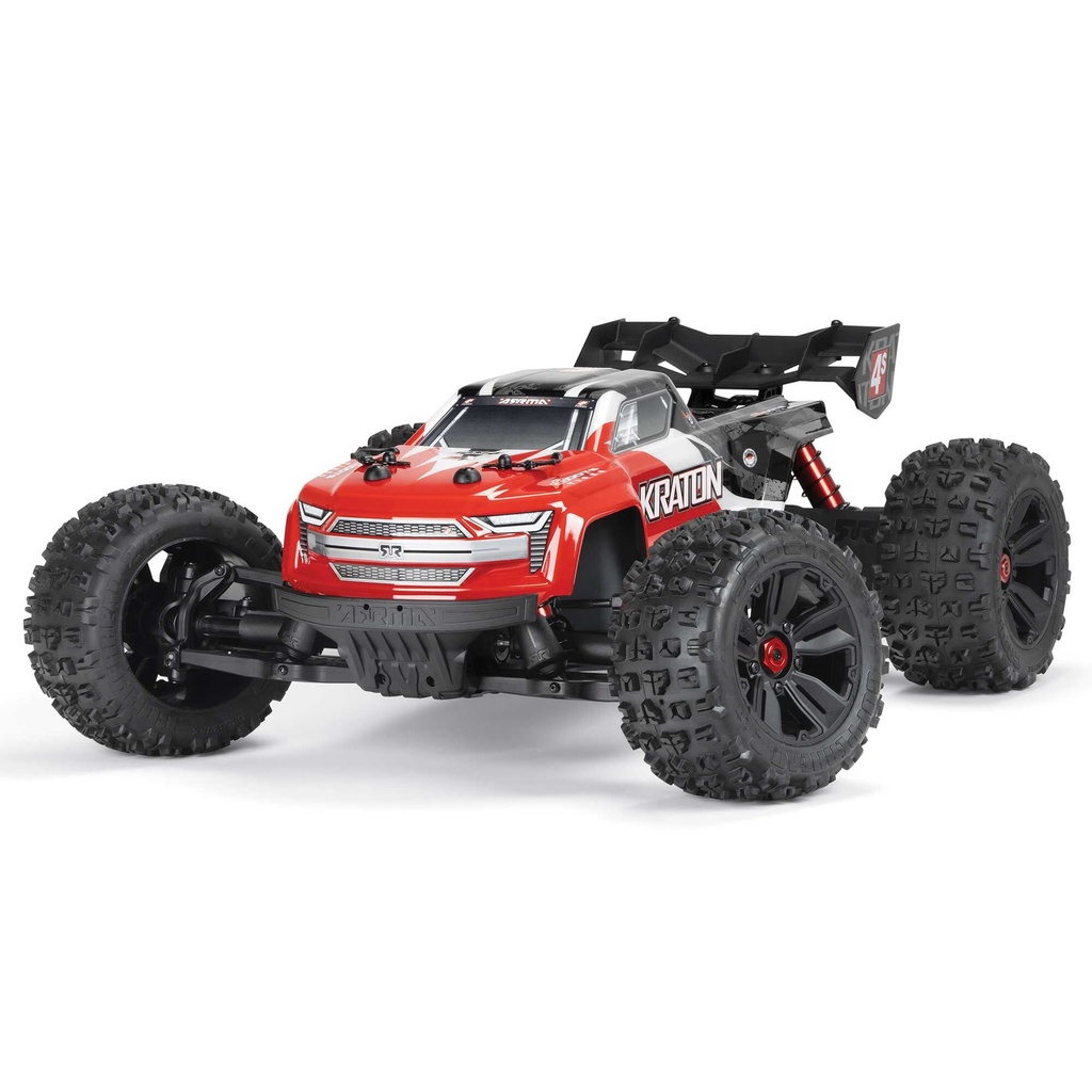 [ARA4408V2T3] 1/10 KRATON 4S 4X4 RTR Brushless Speed Truck, Red