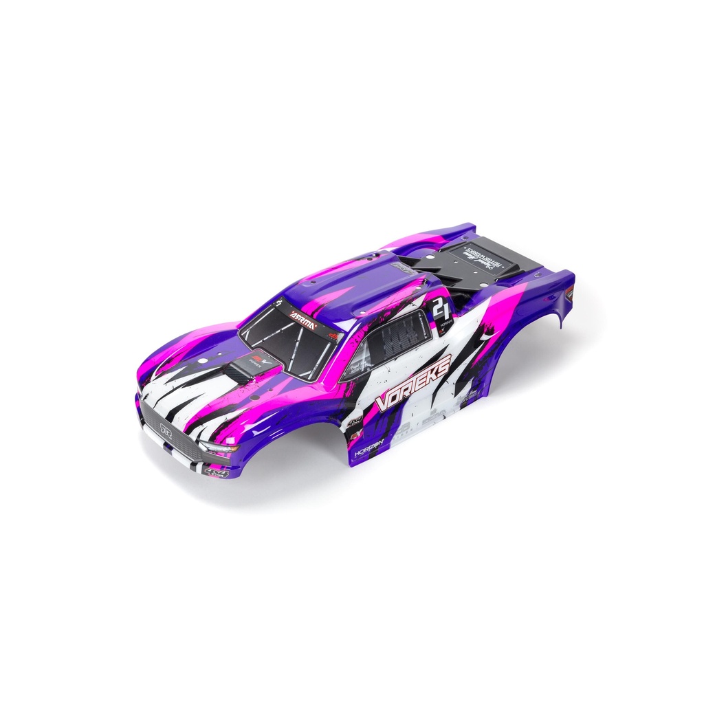 [ARA402327] 1/10 Painted Body, Purple: VORTEKS 4X4 BLX