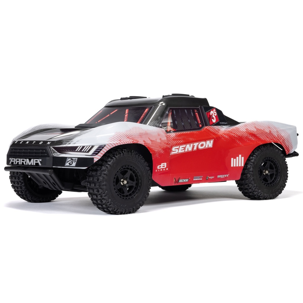 [ARA4303V4T2] 1/10 Senton 4X4 223S Blx Brushless Short Course Truck Rtr With Dsc (Red)