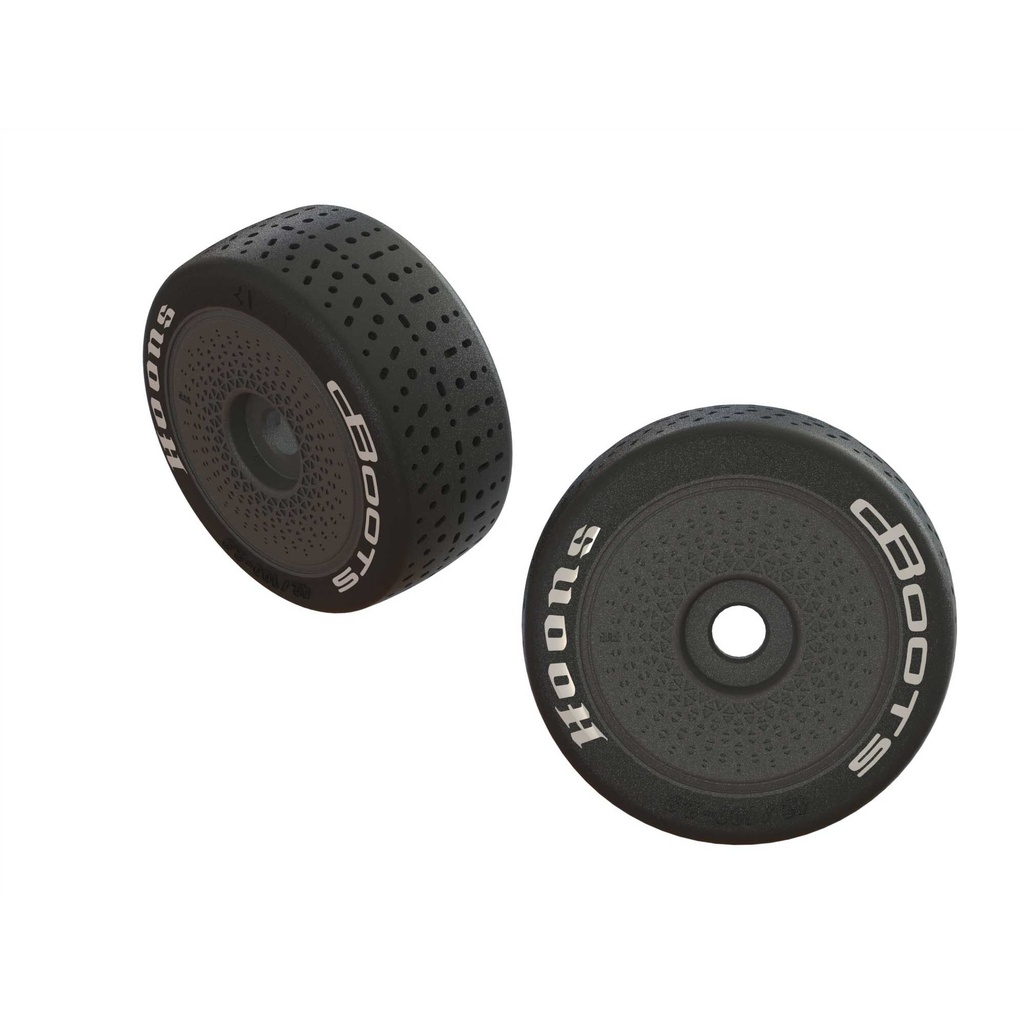 [ARA550063] dBoots Hoons 42/100 2.9 Pre-Mounted Belted Tires, White, 17mm Hex, Speed (2)
