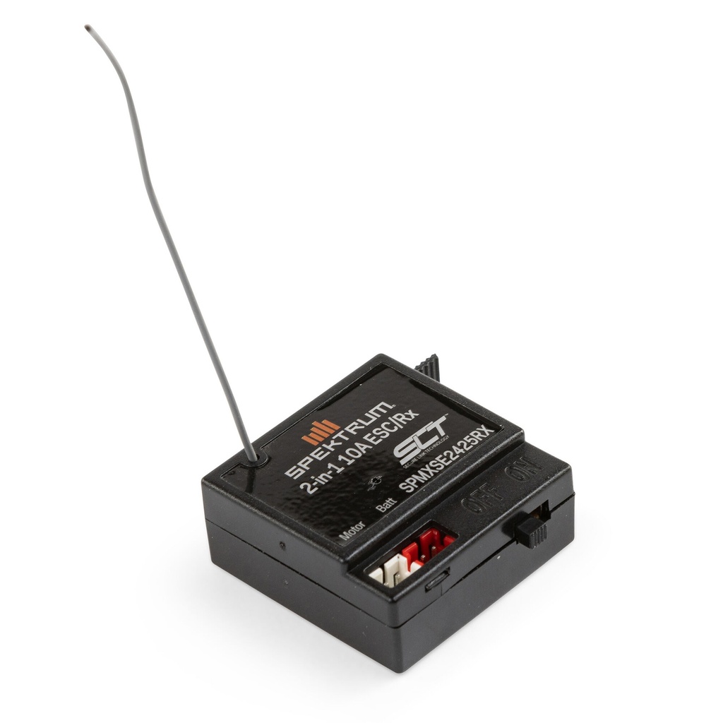 [SPMXSE2425RX] 10 Amp Brushed 2-in-1 ESC / SLT Receiver Combo