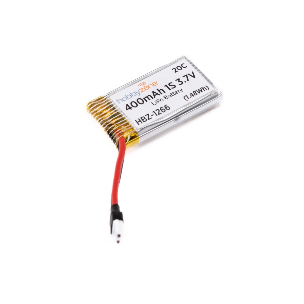 [HBZ-1266] 3.7V 1S 400mAh LiPo Battery: Molex 51005