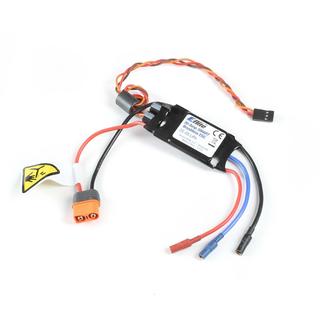 [EFLA1030E] 30-Amp 2S - 6S Telemetry ESC