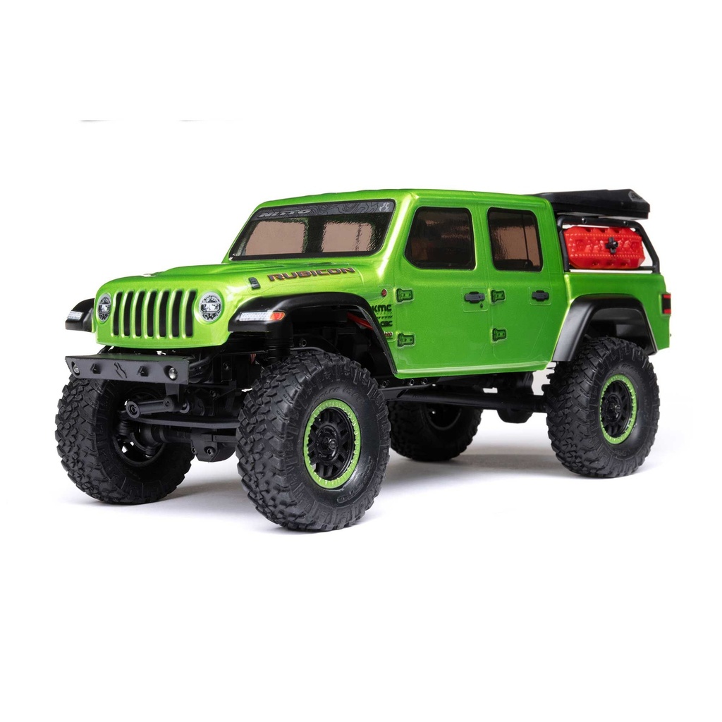 [AXI00005V2T3] SCX24 Jeep Gladiator 4WD Rock Crawler RTR, Green