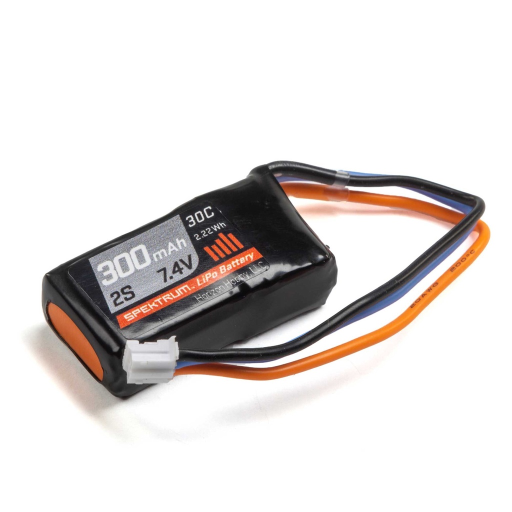 [SPMX3002S30] 7.4V 300mAh 2S 30C LiPo Battery: PH