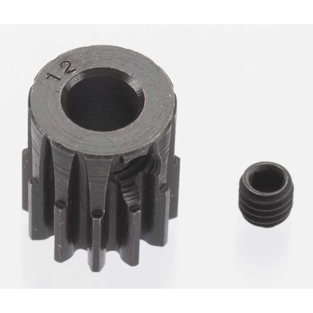 [RRP8612] Extra Hard 12 Tooth Blackened Steel 32p Pinion, 5mm
