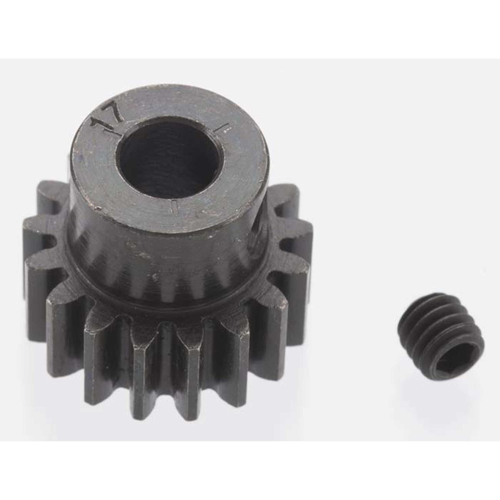 [RRP8617] Extra Hard 17 Tooth Blackened Steel 32p Pinion, 5mm