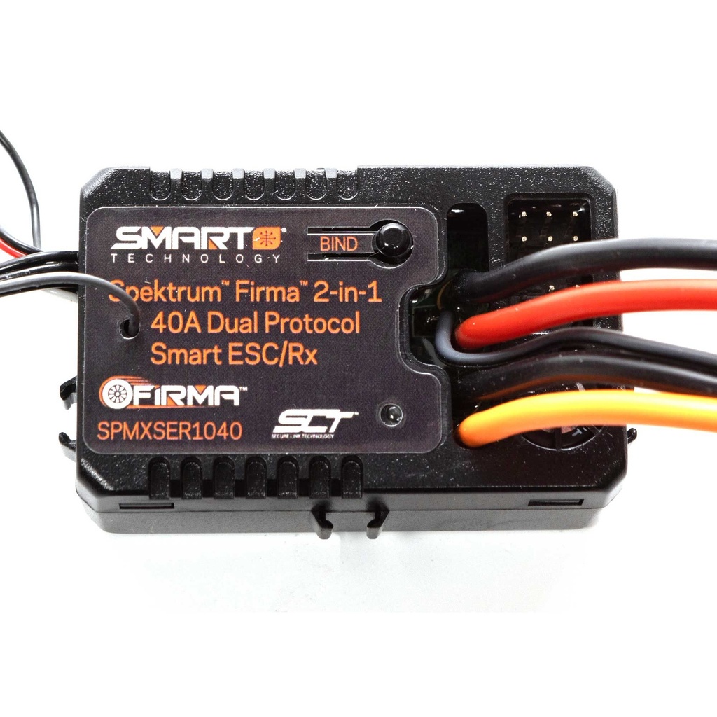 [SPMXSER1040] Firma 40A Smart Dual Protocol 2-in-1 ESC and Receiver