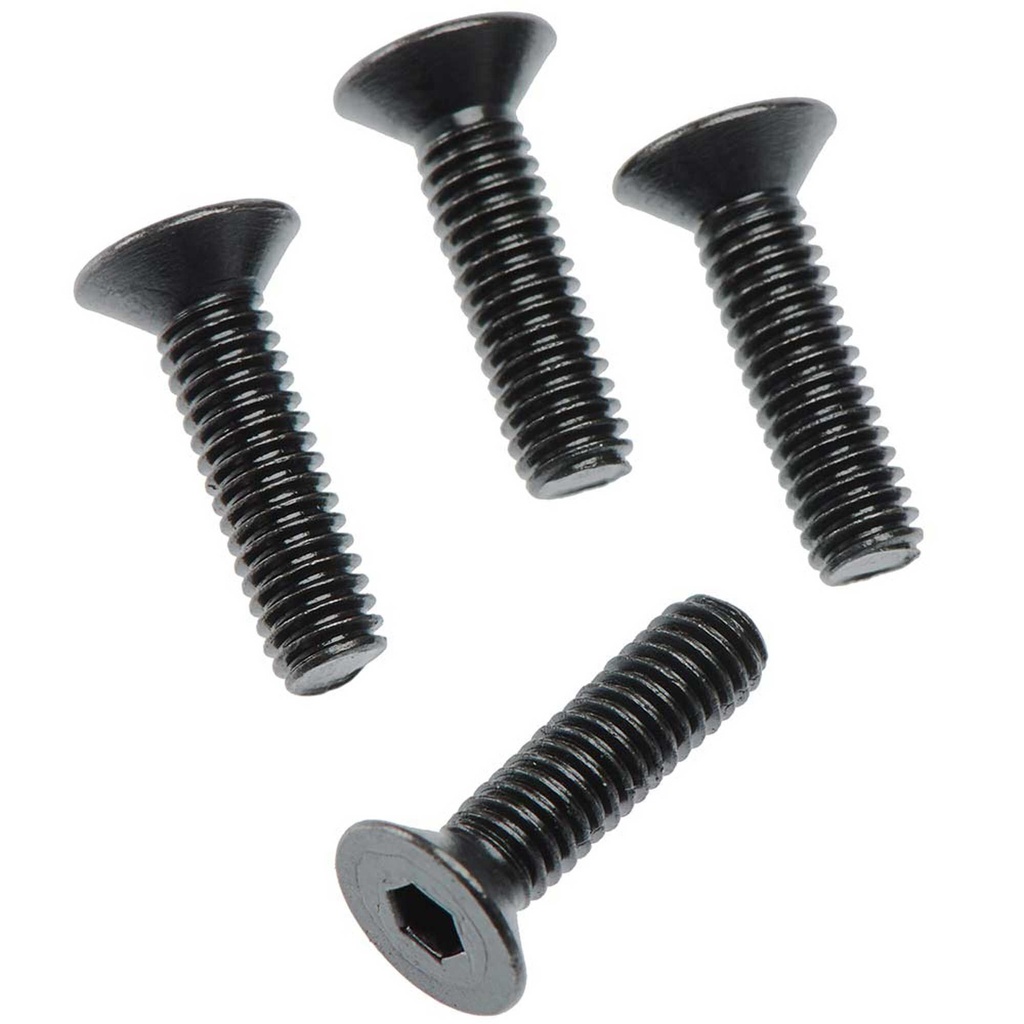 Flat Head Hex Machine Screw 4x15mm 4x4 (4) (AR722415)
