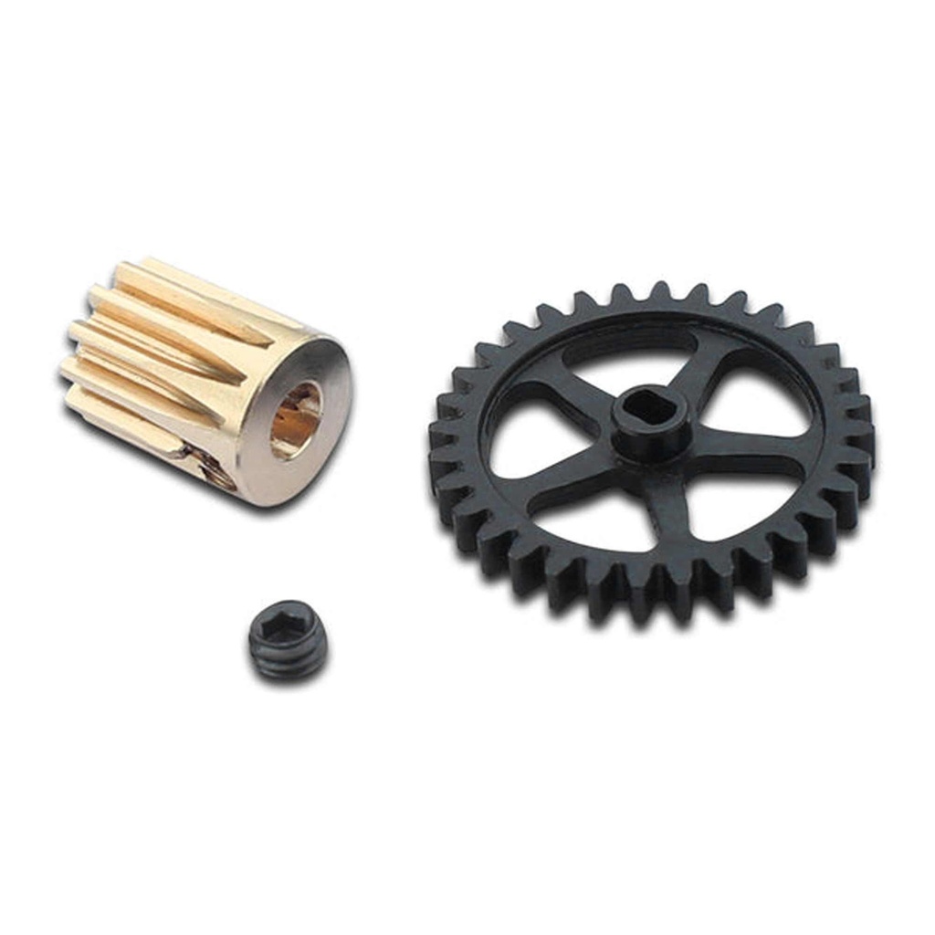 [FRU2050] Brushless Conversion, 0.5M Spur Gear and 12T Pinion Gear: SCX24
