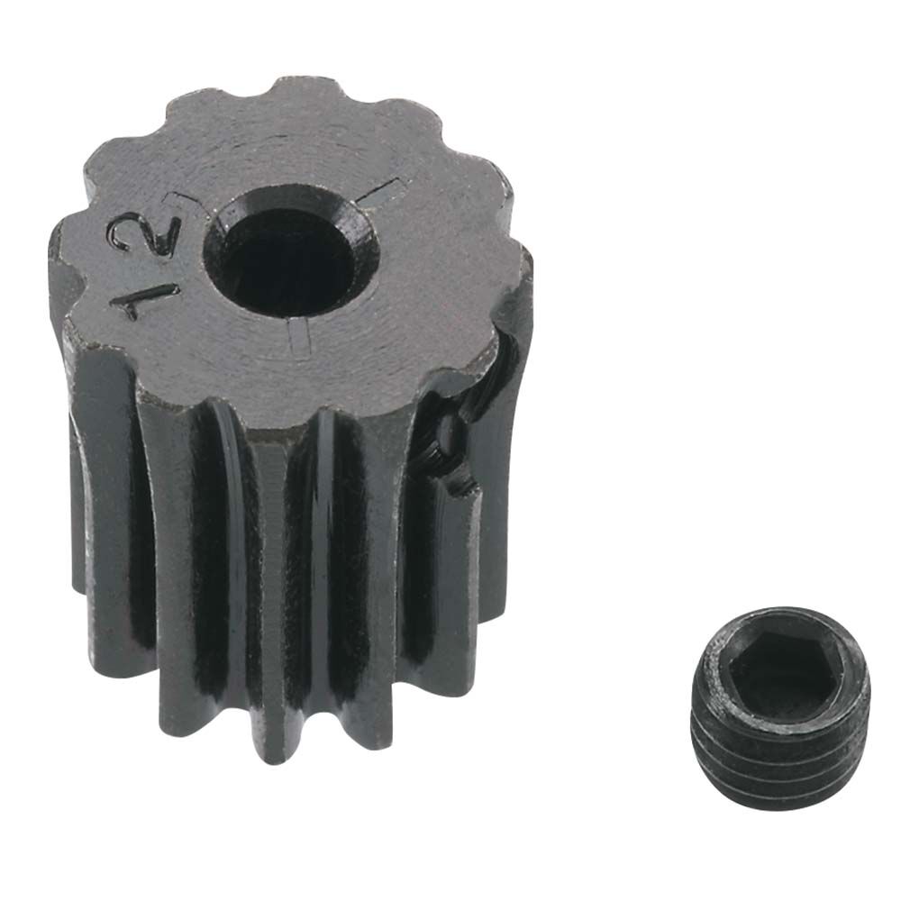 [RRP1812] 0.5 Module Hard Blackened Steel Mini Pinion 2mm, 12T