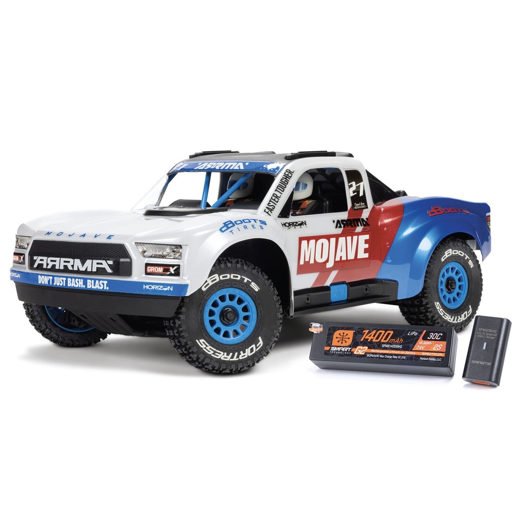 Mojave Grom 223S Blx Brushless 4X4 Small Scale Desert Truck Rtr With Battery & Charger