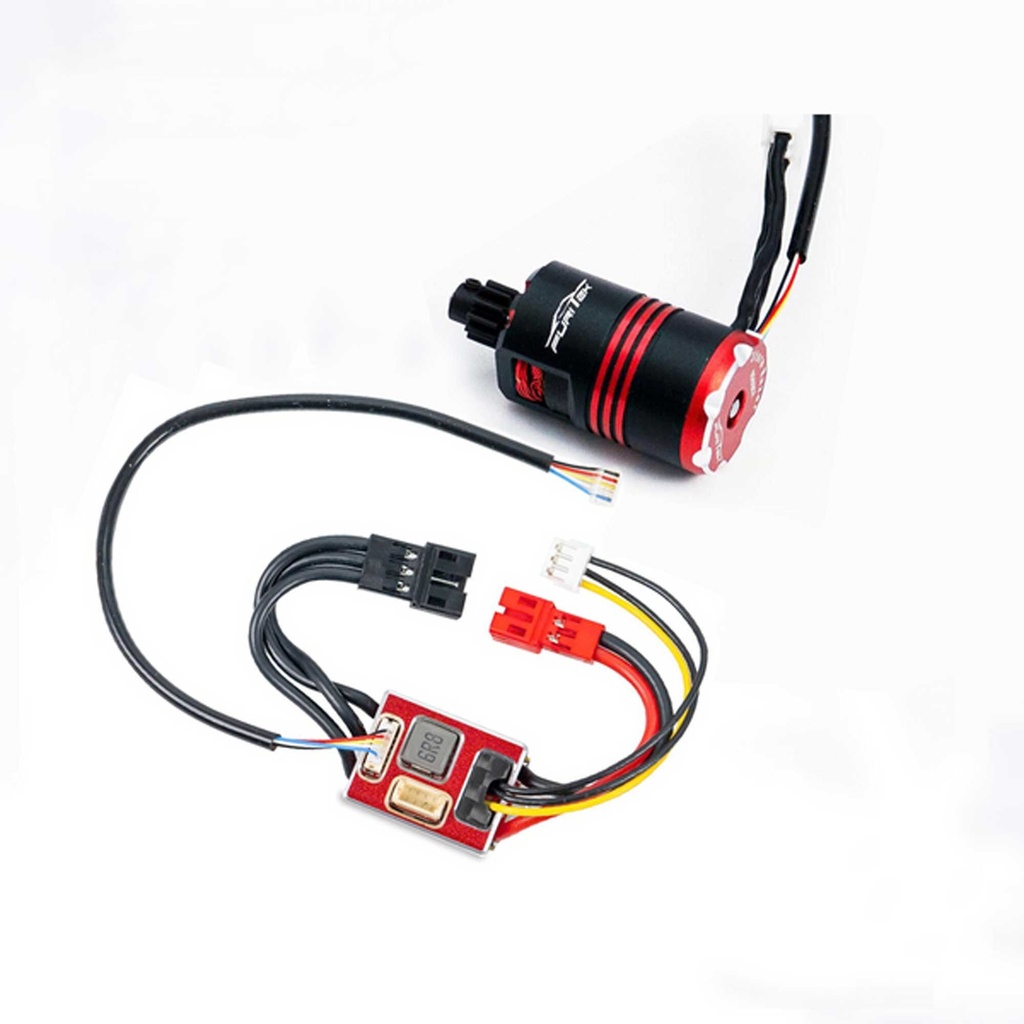 [FRU2617] Grasshopper Power Combo: Microbeast Brushless ESC & Storm Razor 1524 9500KV Motor, 1/24 Losi Micro-B