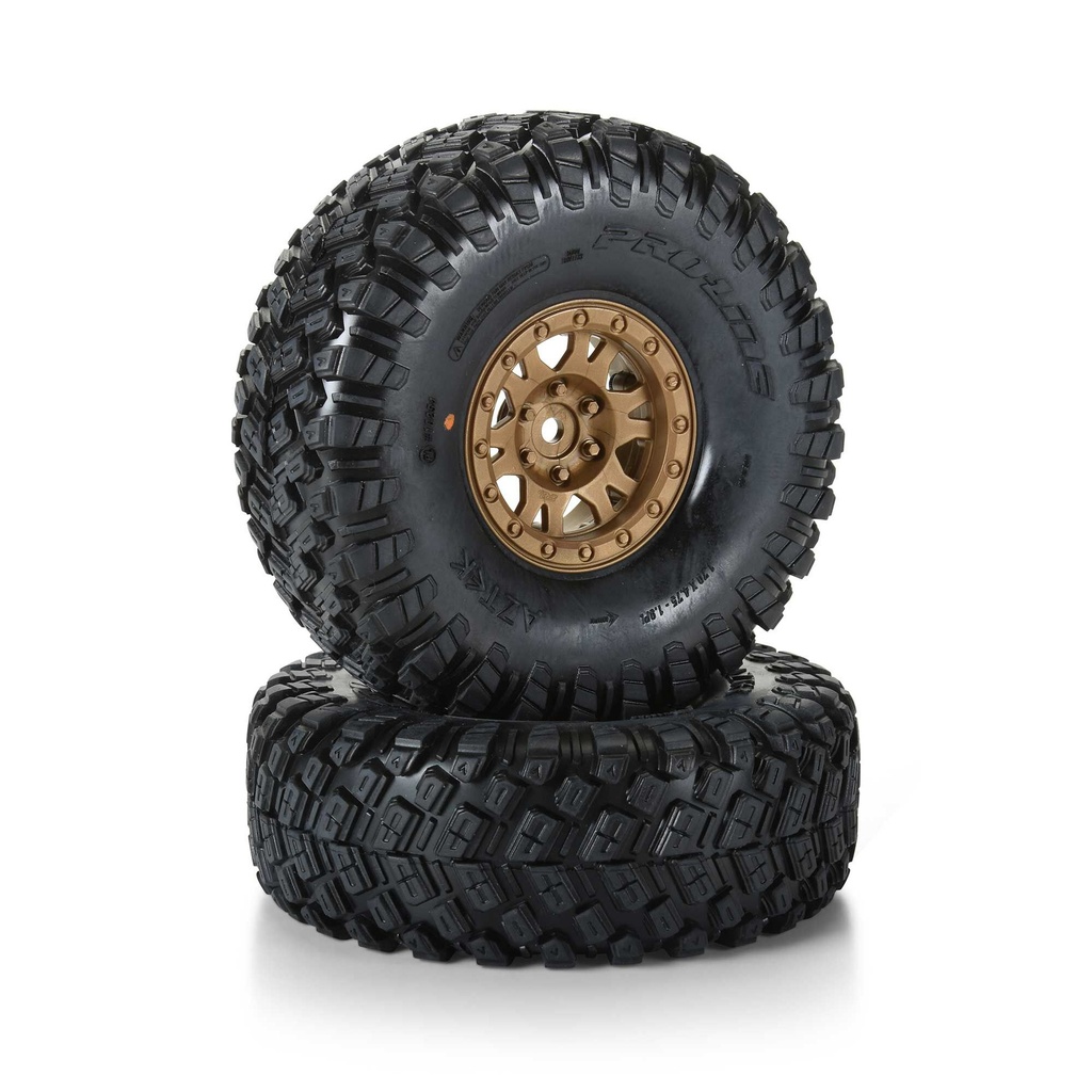 [PRO1025415] 1/10 Limited Edition Aztek G8 1.9" Crawler Tires Mounted 12mm Bronze Impulse (2)