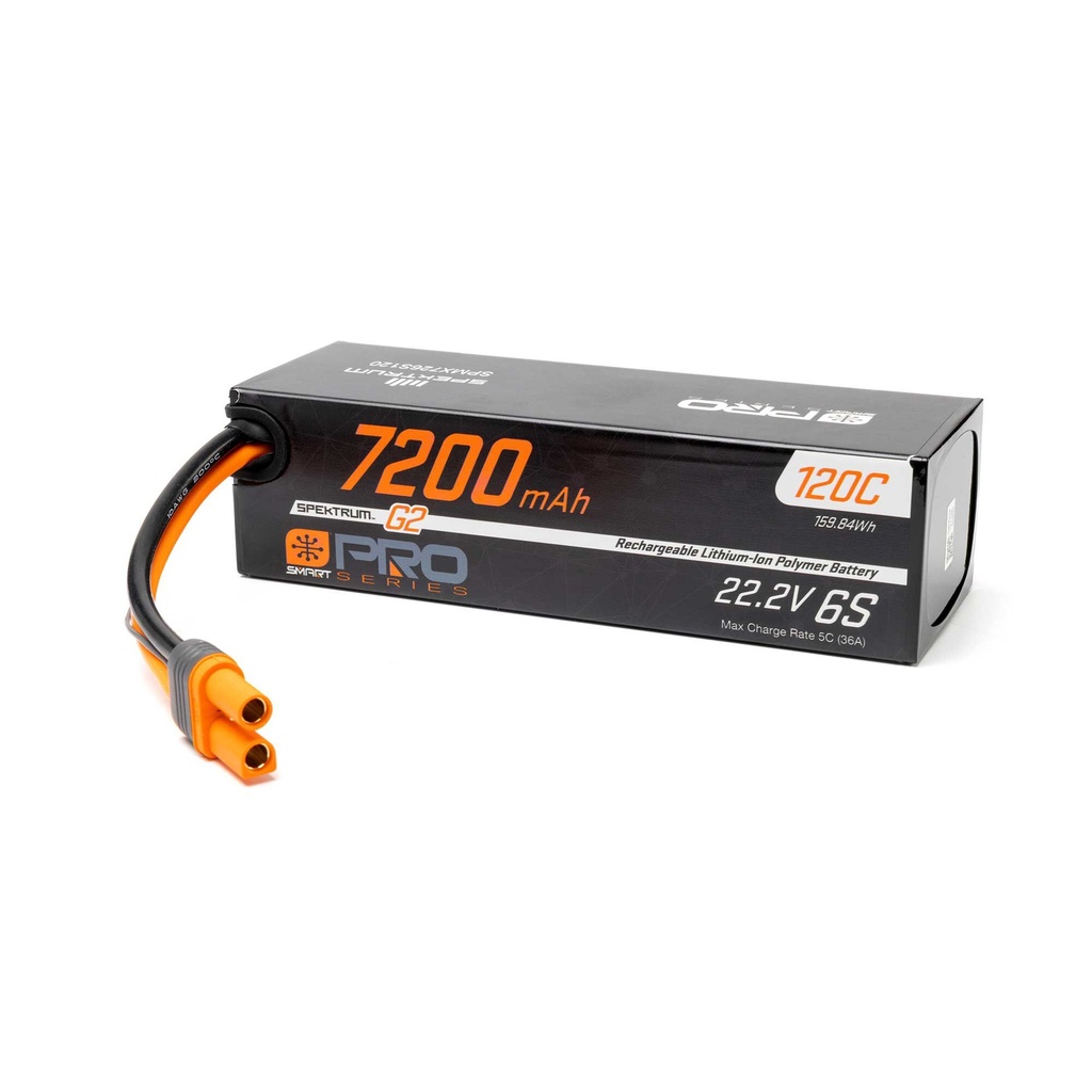 22.2V 7200mAh 6S 120C Smart PRO G2 LiPo IC5