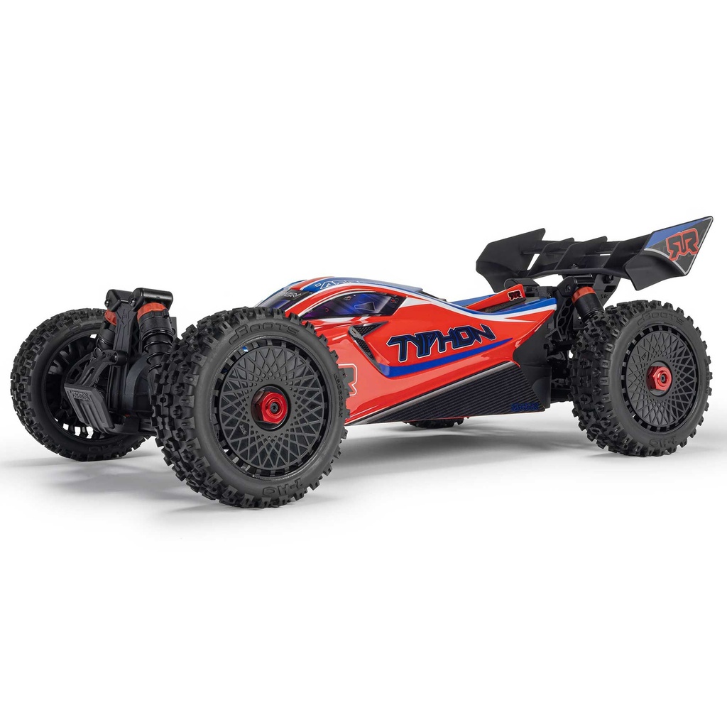 [ARA4306V4T3] 1/8 TYPHON 223S DSC 4X4 RTR Brushless Buggy, Red