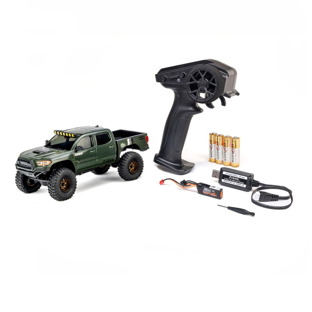 1/30 SCX30 Toyota Tacoma TRD Pro Overland Edition 4X4 RTR Brushed Rock Crawler (Battery & Charger Included)