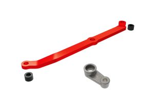 TRX4M Steering link, 6061-T6 aluminum (red-anodized)