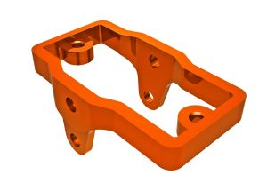 [9739-ORNG] TRX4M Servo mount, 6061-T6 aluminum (orange-anodized)