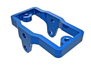 [9739-BLUE] TRX4M Servo mount, 6061-T6 aluminum (blue-anodized)