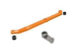 [9748-ORNG] TRX4M Steering link, 6061-T6 aluminum (orange-anodized)